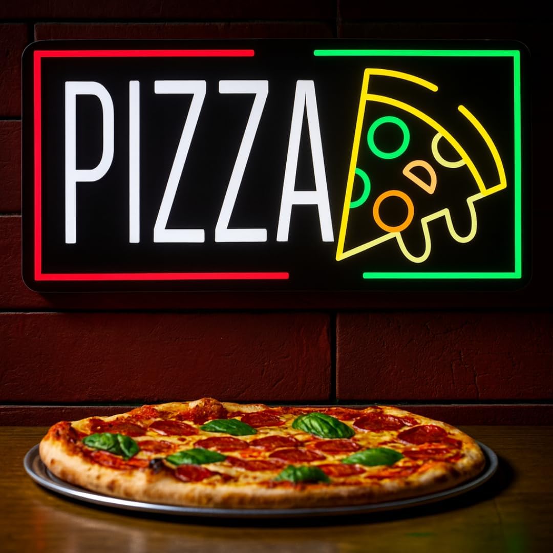 Home Bar And Kitchen - Pizza Neon Sign Business USB LED