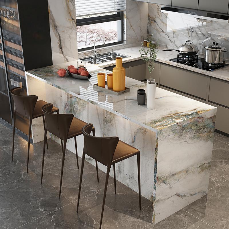 Home Bar And Counter - Any Size Custom Natural Marble Kitchen
