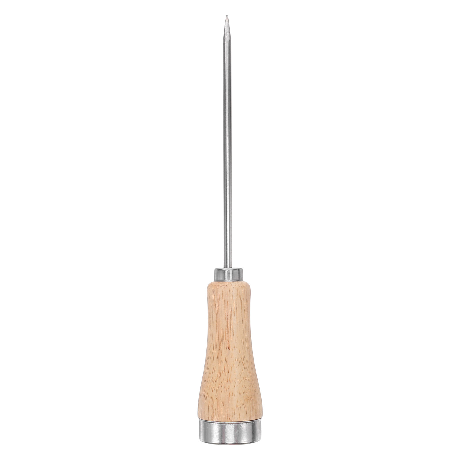 Ice Pick Pick - Wood Handle Ice Pick Stainless Steel
