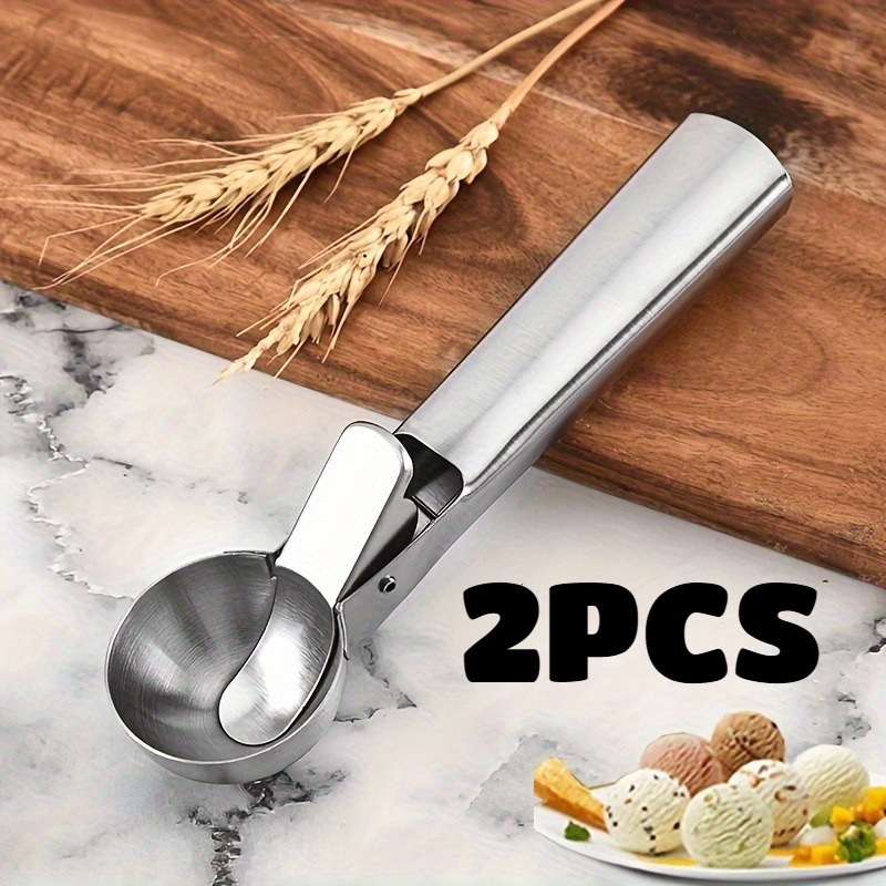 Ice Pick Pick - 2PCS Ice Cream Spoon Stainless Steel