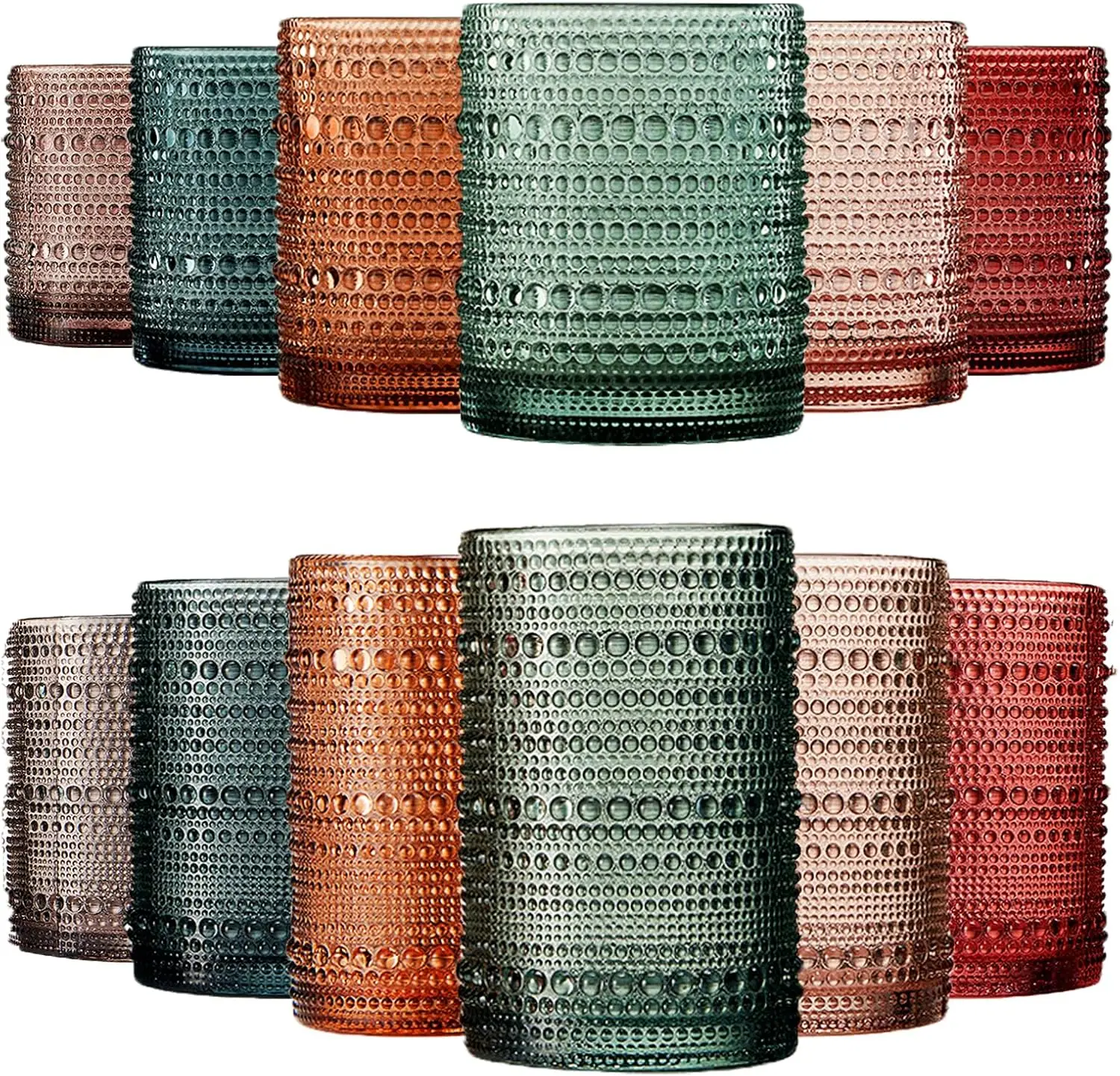 Hobnail Beaded Highball Drinki – Old Fashioned Glass recenzja i cena
