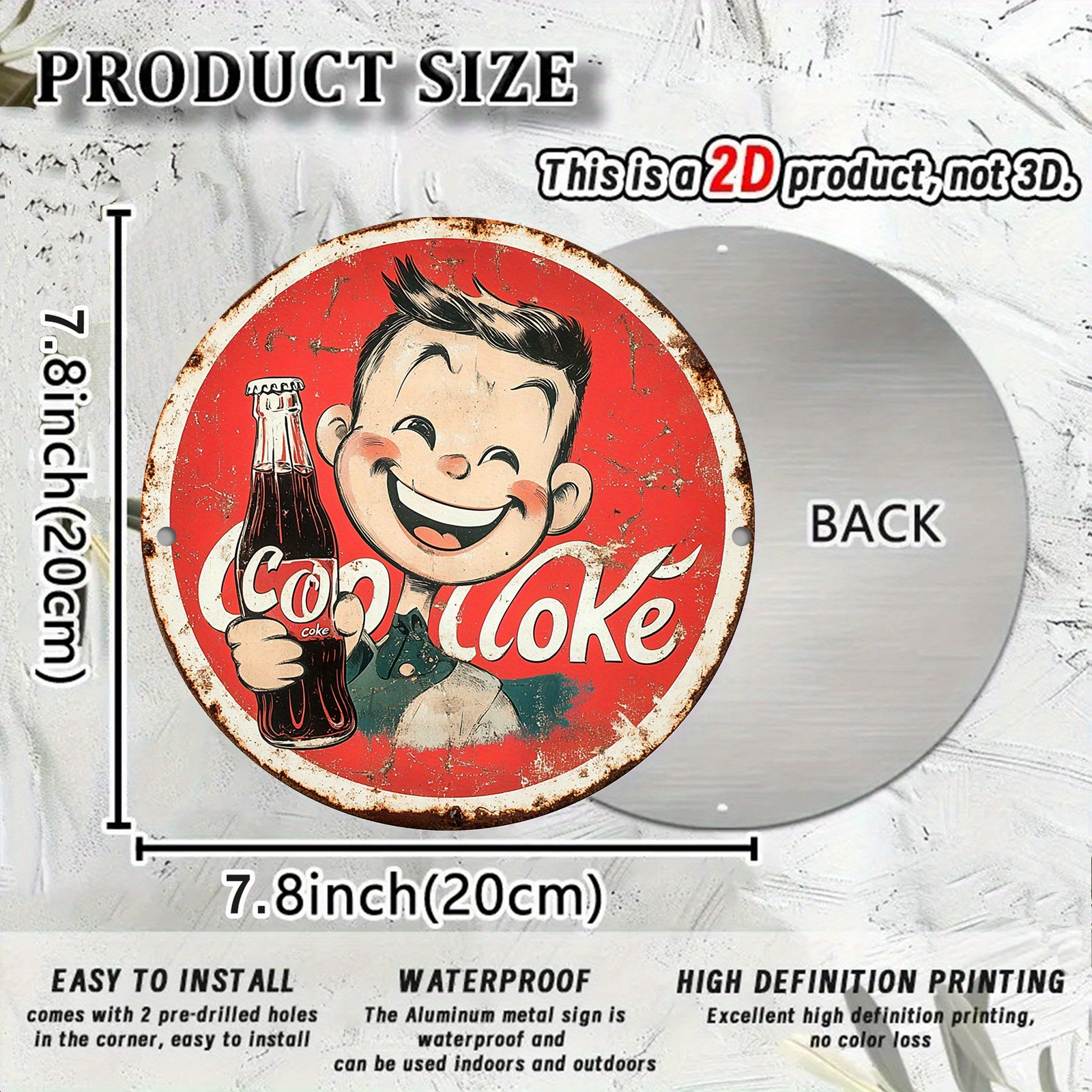 Vintage-Style Cola Advertiseme – Home Bar Accessories recenzja i cena