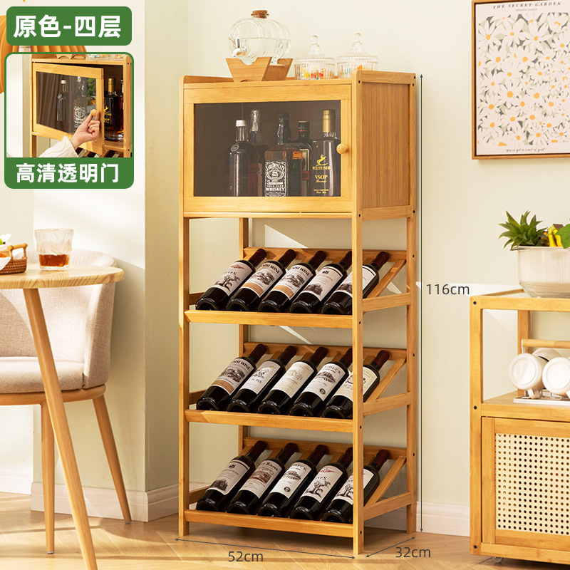 Solid Bamboo Wine Rack 3/4-Tie – Home Bar Shelves recenzja i cena