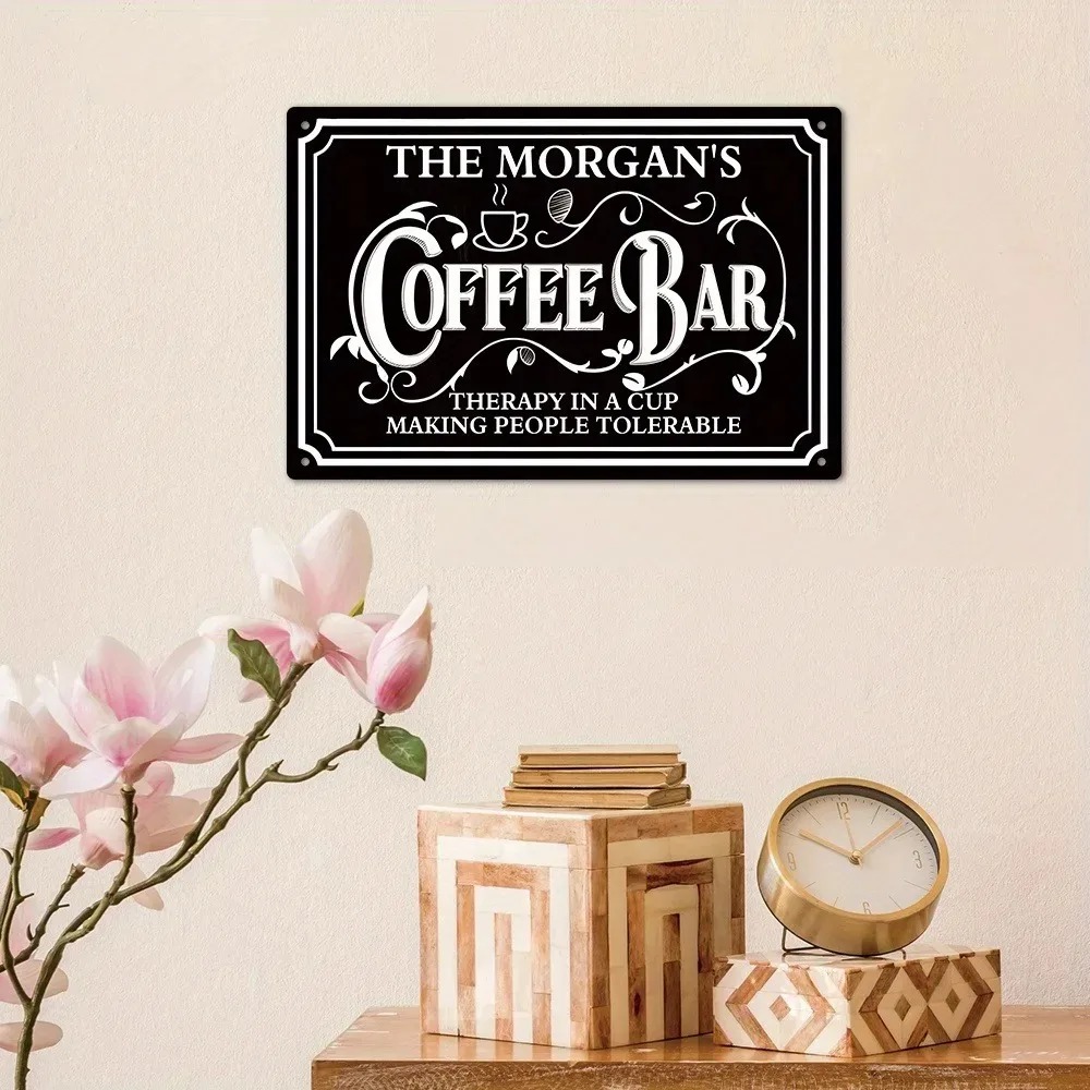 1PC Custom Text The Morgan's C – Home Bar And Coffee recenzja i cena
