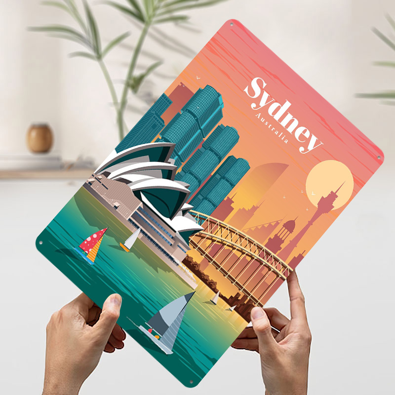 Sydney Poster Wall Art Retro V – Home Bar Sydney recenzja i cena