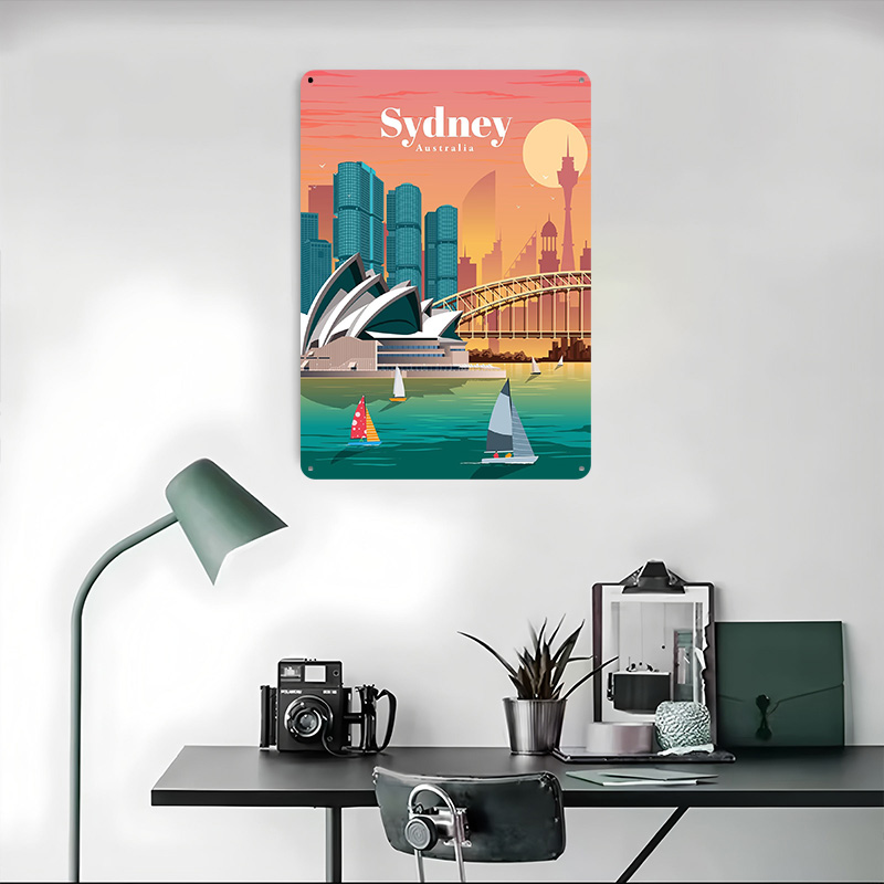 Sydney Poster Wall Art Retro V – Home Bar Sydney recenzja i cena