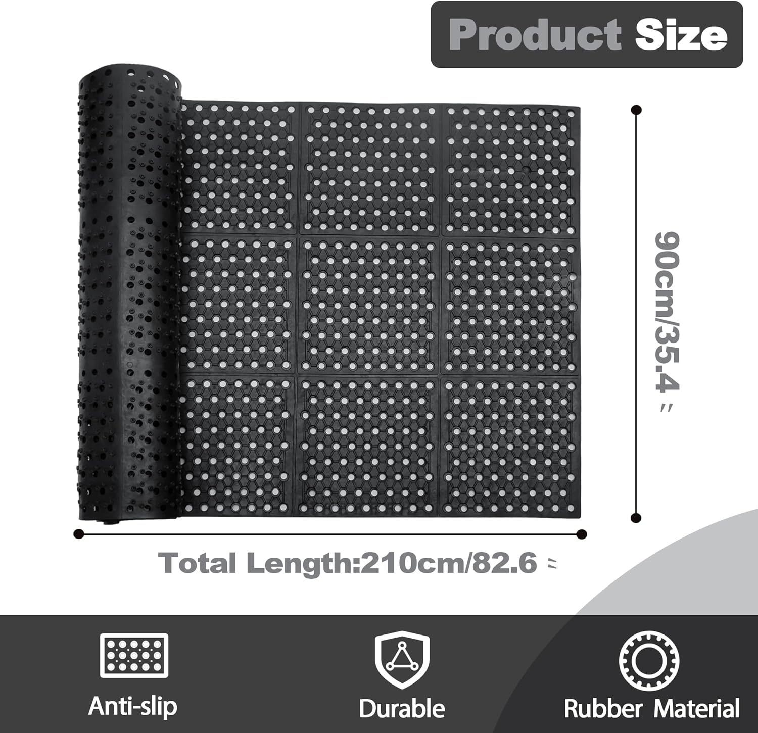Commercial Anti-Fatigue Draina – Bar Mat Rubber recenzja i cena