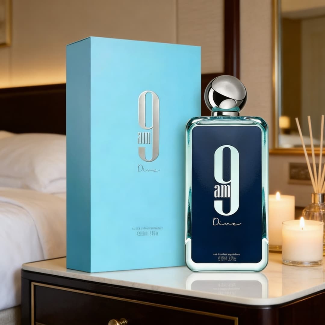 9am Dive EDP | Sleek blue glas – Home Bar Accessories recenzja i cena