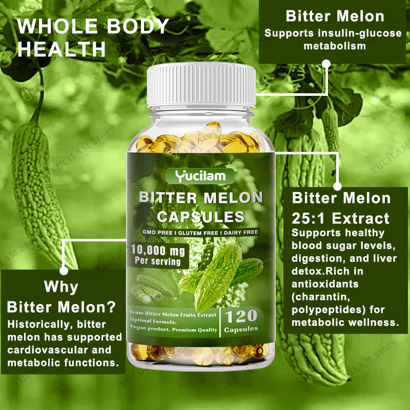 Bitter Melon - 400 Mg Per Serv – Bitters Bottle Set recenzja i cena