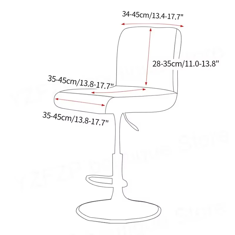 Jacquard Bar Stool Chair Cover – Home Bar Seating recenzja i cena