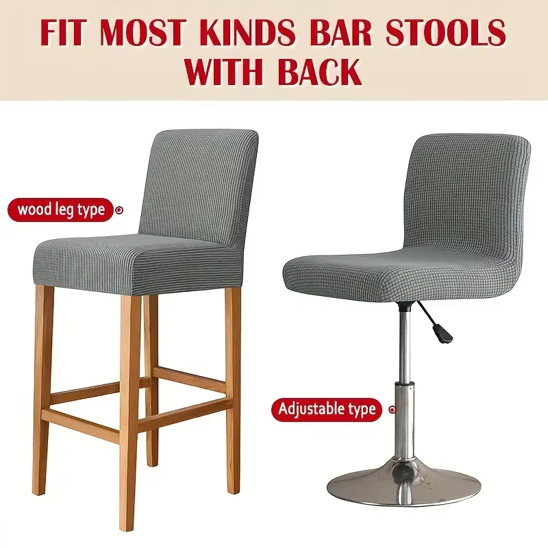 Jacquard Bar Stool Chair Cover – Home Bar Seating recenzja i cena
