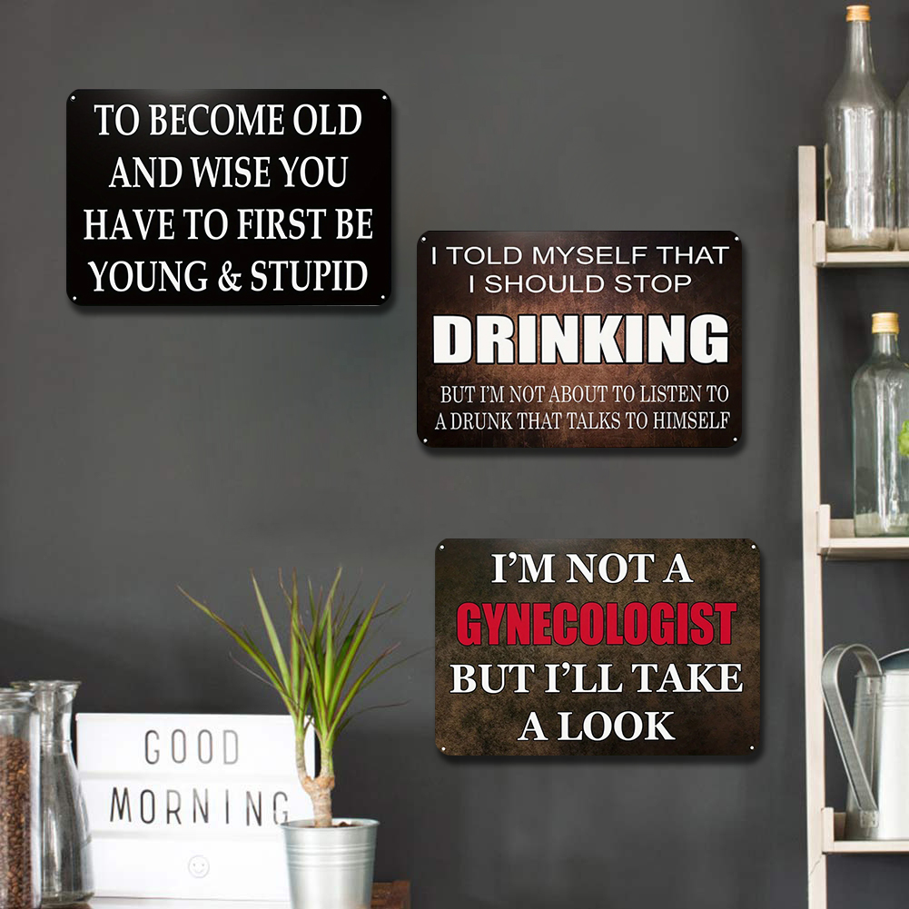 Stylish Iron Drawing Metal Sig – Home Bar And Coffee recenzja i cena