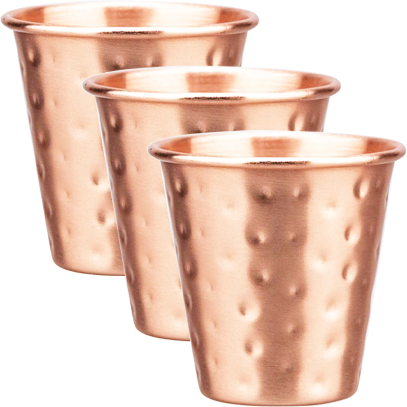 3Pcs New 60ml 100% Copper Cups – Mule Copper Mug recenzja i cena