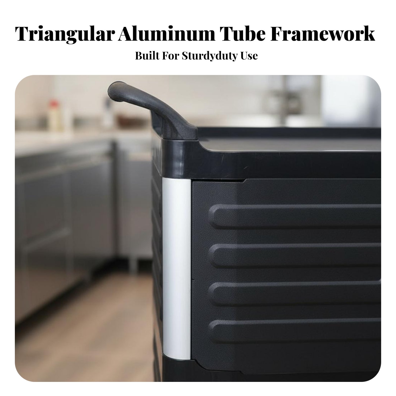 3-Tier utility Cart with caste – Home Bar Shelves recenzja i cena