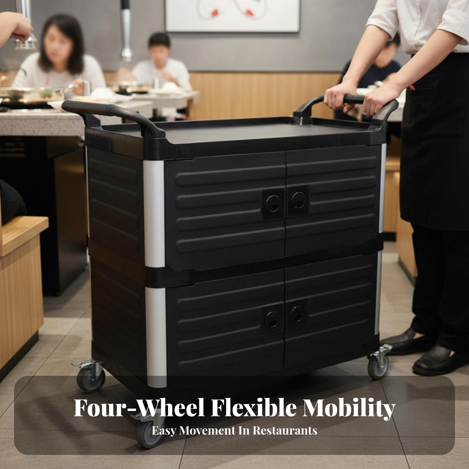 3-Tier utility Cart with caste – Home Bar Shelves recenzja i cena
