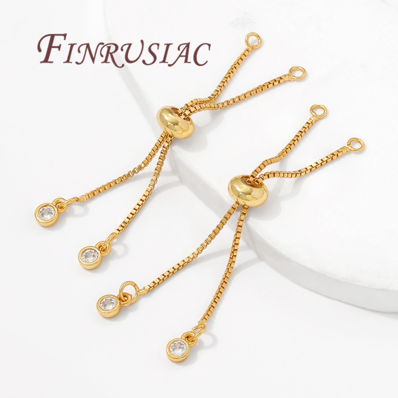 18K Gold Plated Box Chain Exte – Bar Cart Gold recenzja i cena