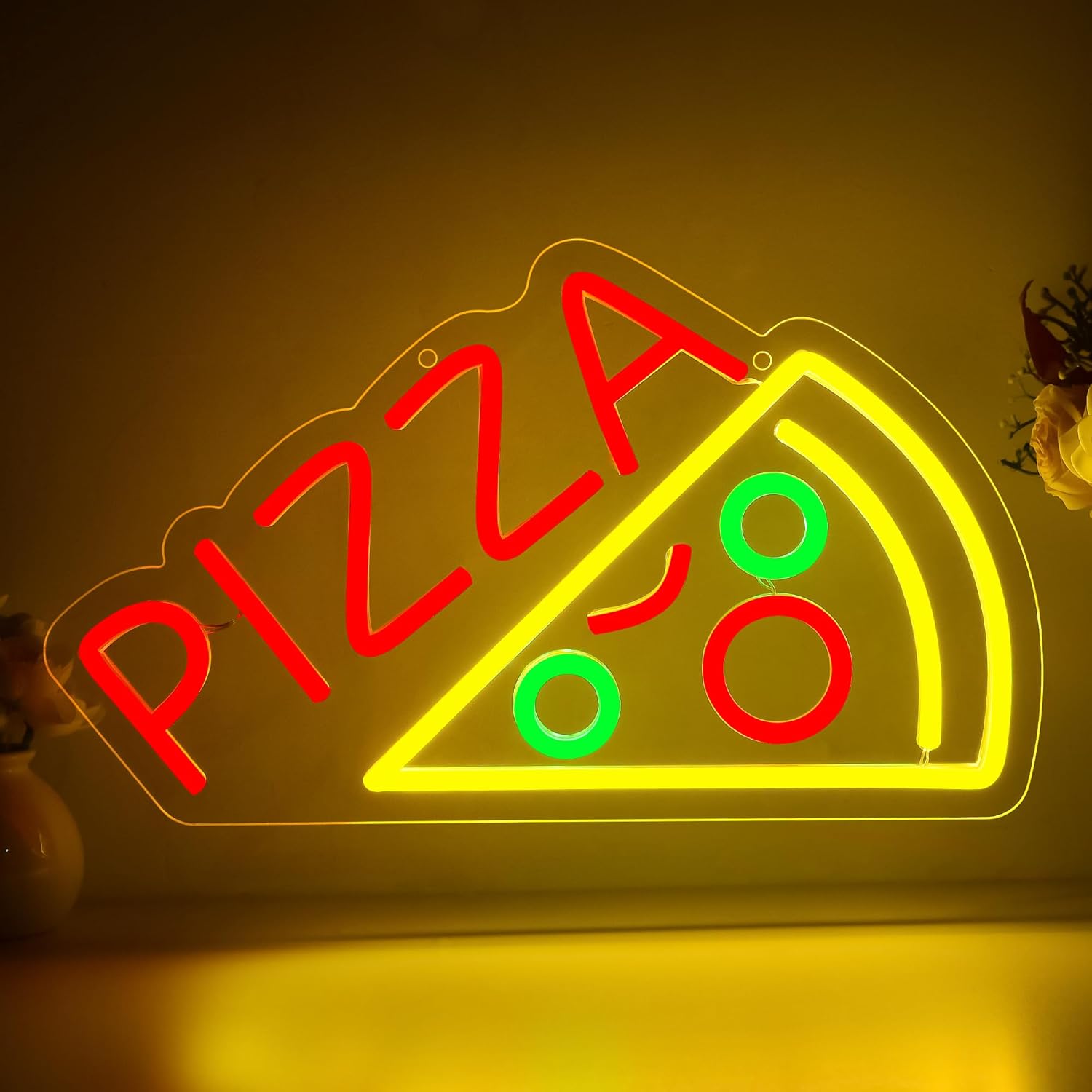 Pizza Neon Sign Business USB L – Home Bar And Kitchen recenzja i cena