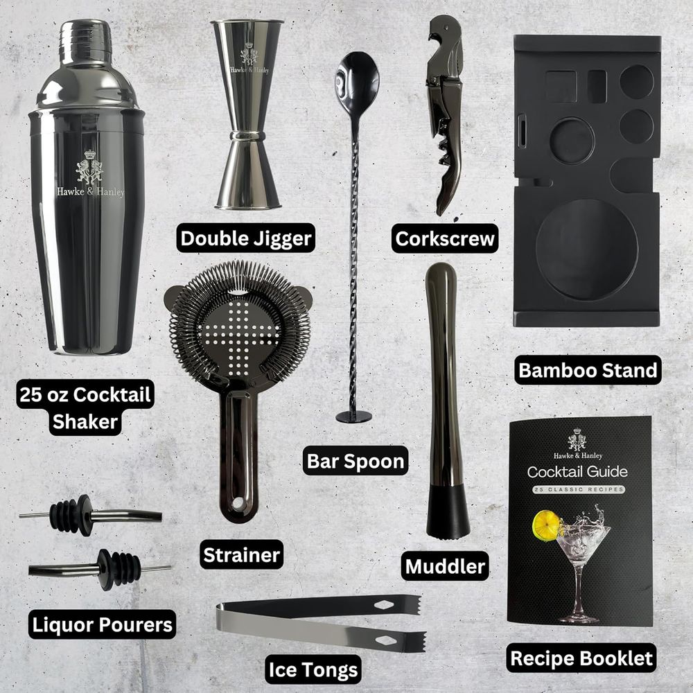 Cocktail Shaker Bar Set with i – Cocktail Recipe Book recenzja i cena