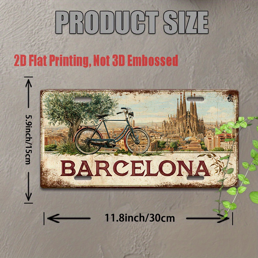 2D Flat, 1 Piece Vintage Metal – Home Barcelona recenzja i cena