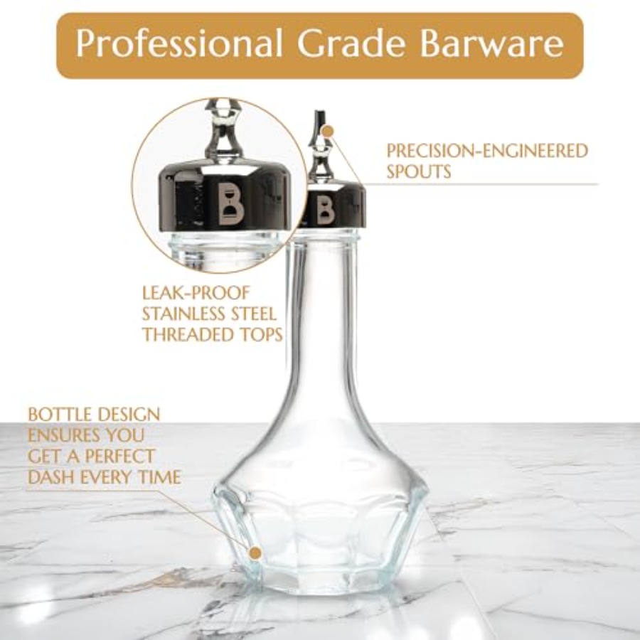 Bitters Bottle 90ml Glass Dash – Bitters Bottle Set recenzja i cena