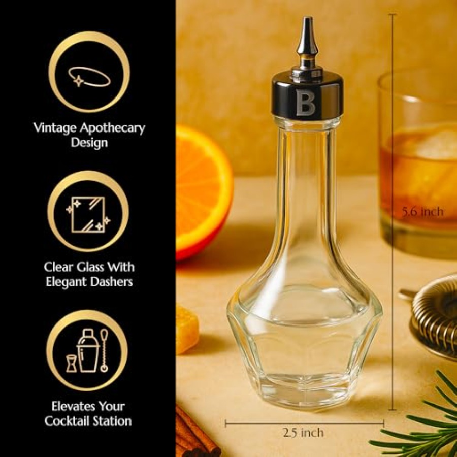 Bitters Bottle 90ml Glass Dash – Bitters Bottle Set recenzja i cena
