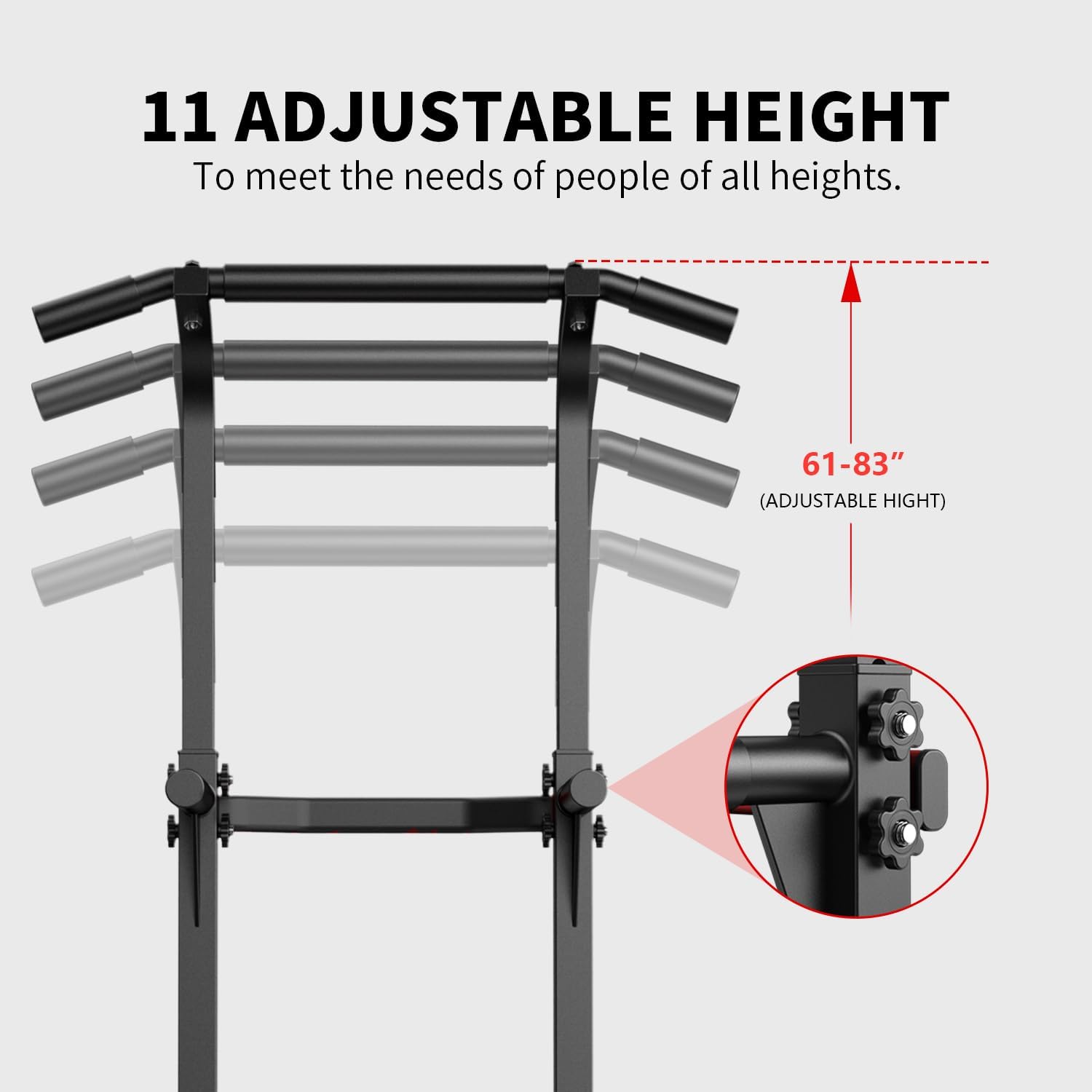 Adjustable Height Pull Up Bar  – Home Bar Stand recenzja i cena