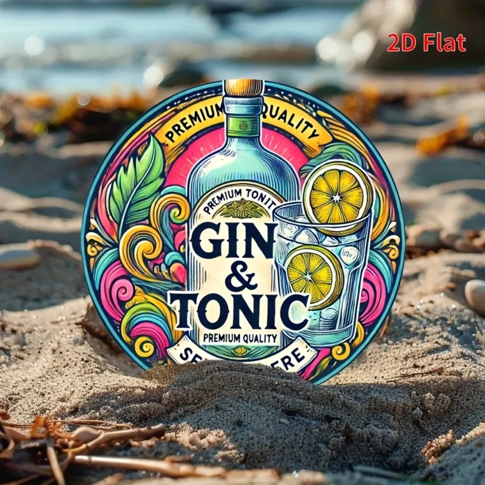 2D Printed Gin & Tonic Wall Mu – Home Bar Accessories recenzja i cena