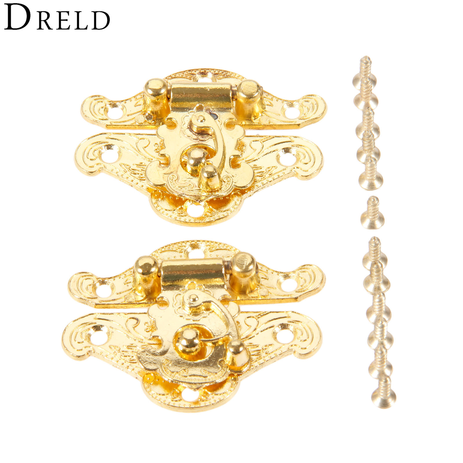 DRELD 2Pcs Antique Gold Box La – Bar Cart Gold recenzja i cena