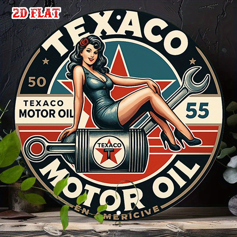Round Metal Tin Sign Wall Deco – Home Bar Accessories recenzja i cena