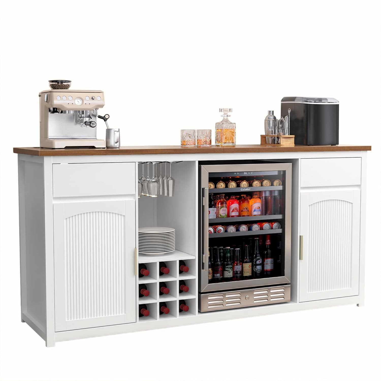 Extra Long Bar Cabinet Fridge  – Home Bar And Fridge recenzja i cena
