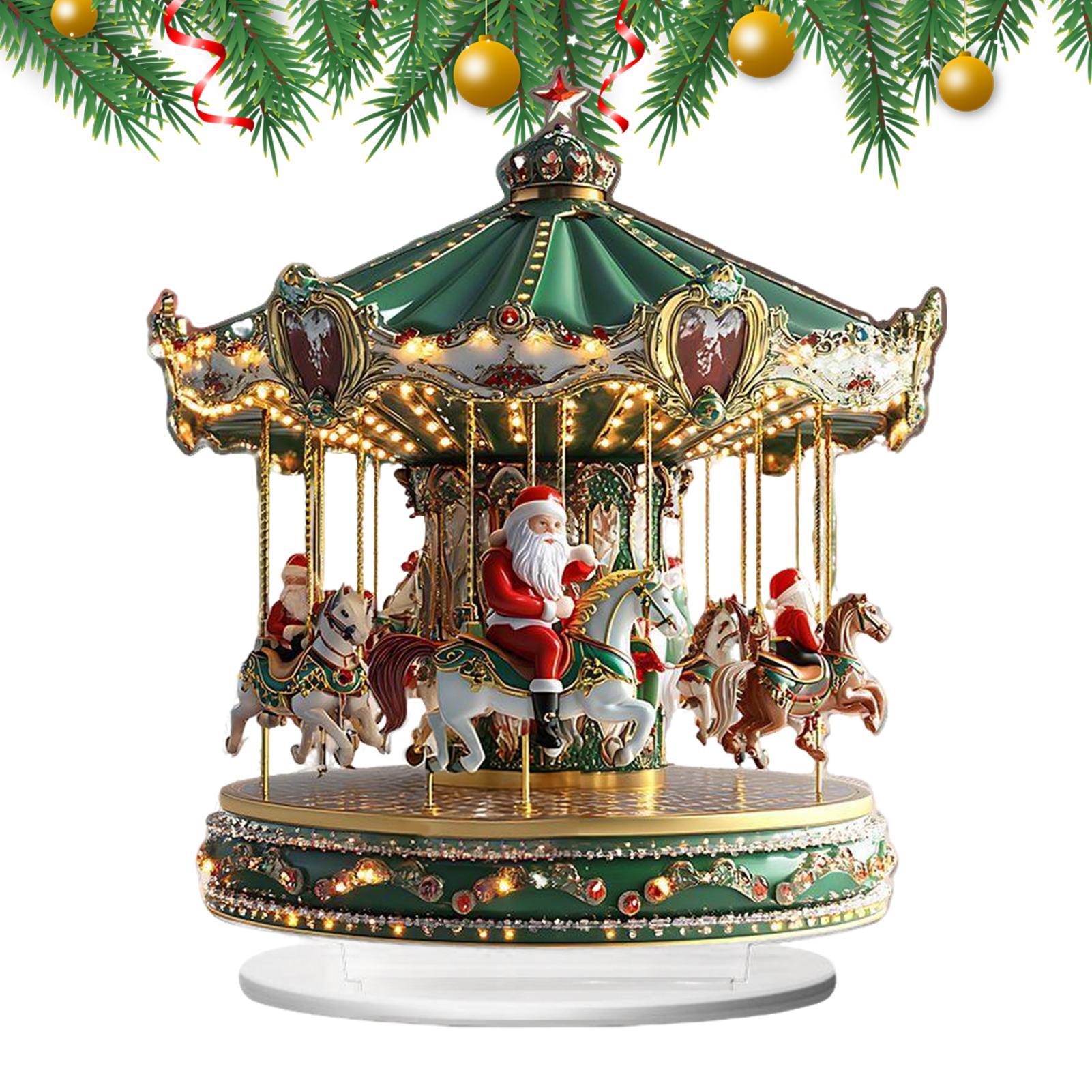 Christmas Carousel Acrylic 2D  – Home Bar Shelves recenzja i cena