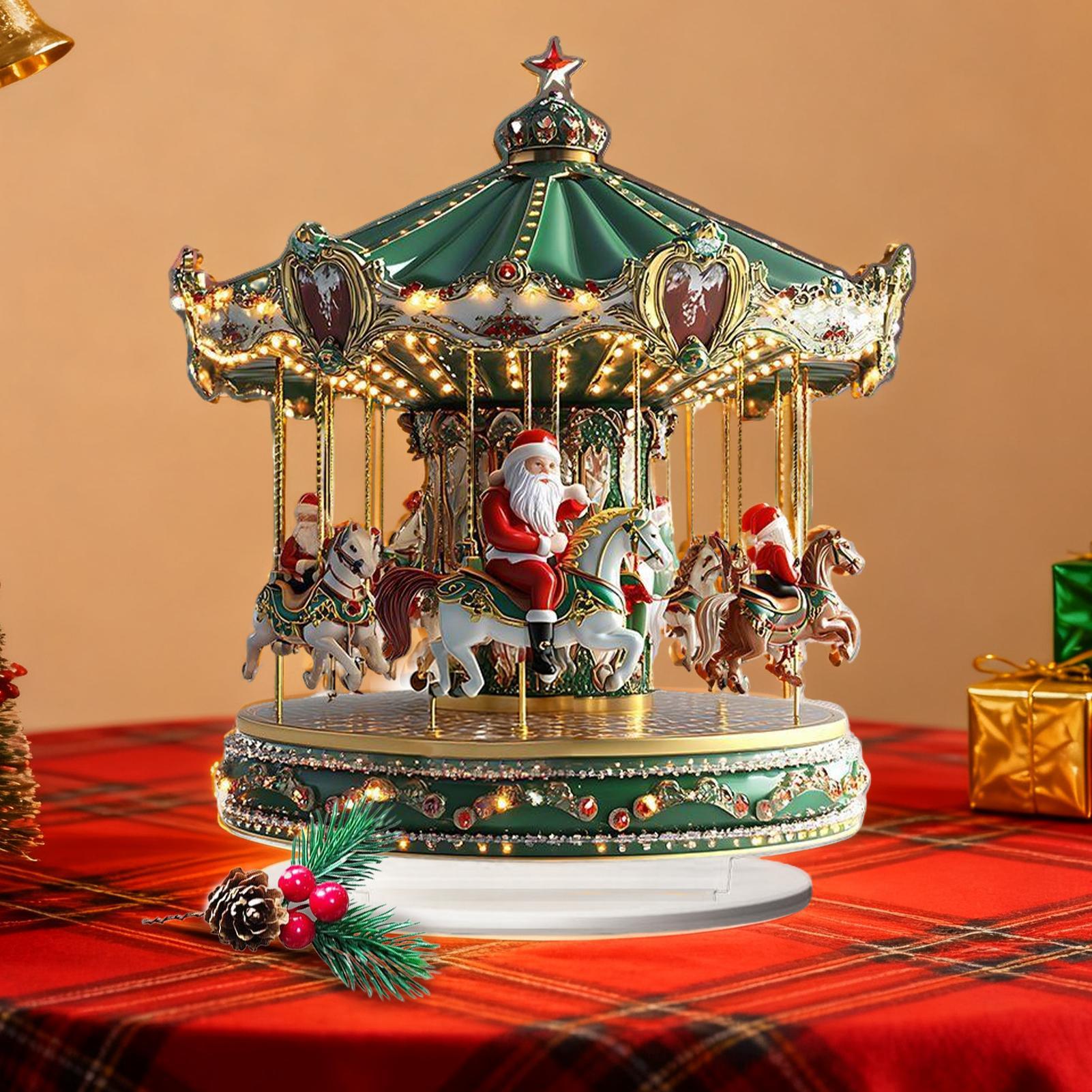 Christmas Carousel Acrylic 2D  – Home Bar Shelves recenzja i cena