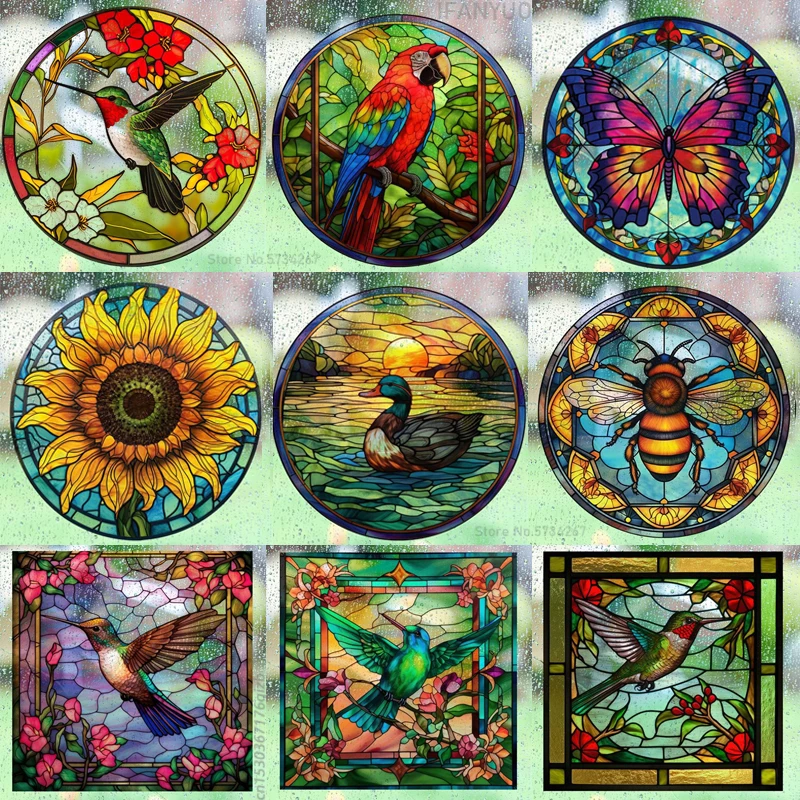 Retro Colorful Stained Humming – Old Fashioned Glass recenzja i cena