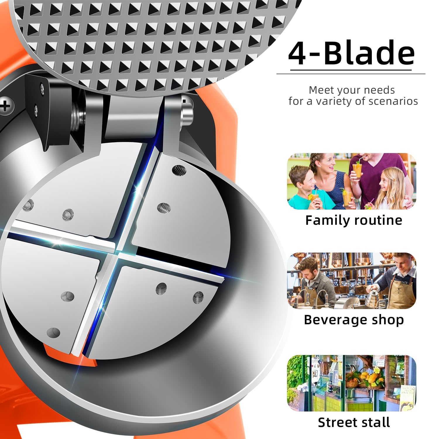 4-Blades Ice Shaver, Electric  – Ice Pick Pick recenzja i cena