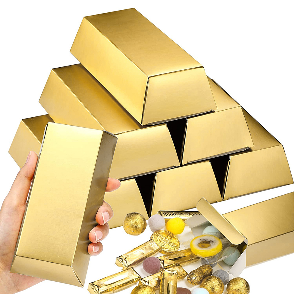 6Pcs Gold Bars Fake Bar Gift B – Bar Cart Gold recenzja i cena