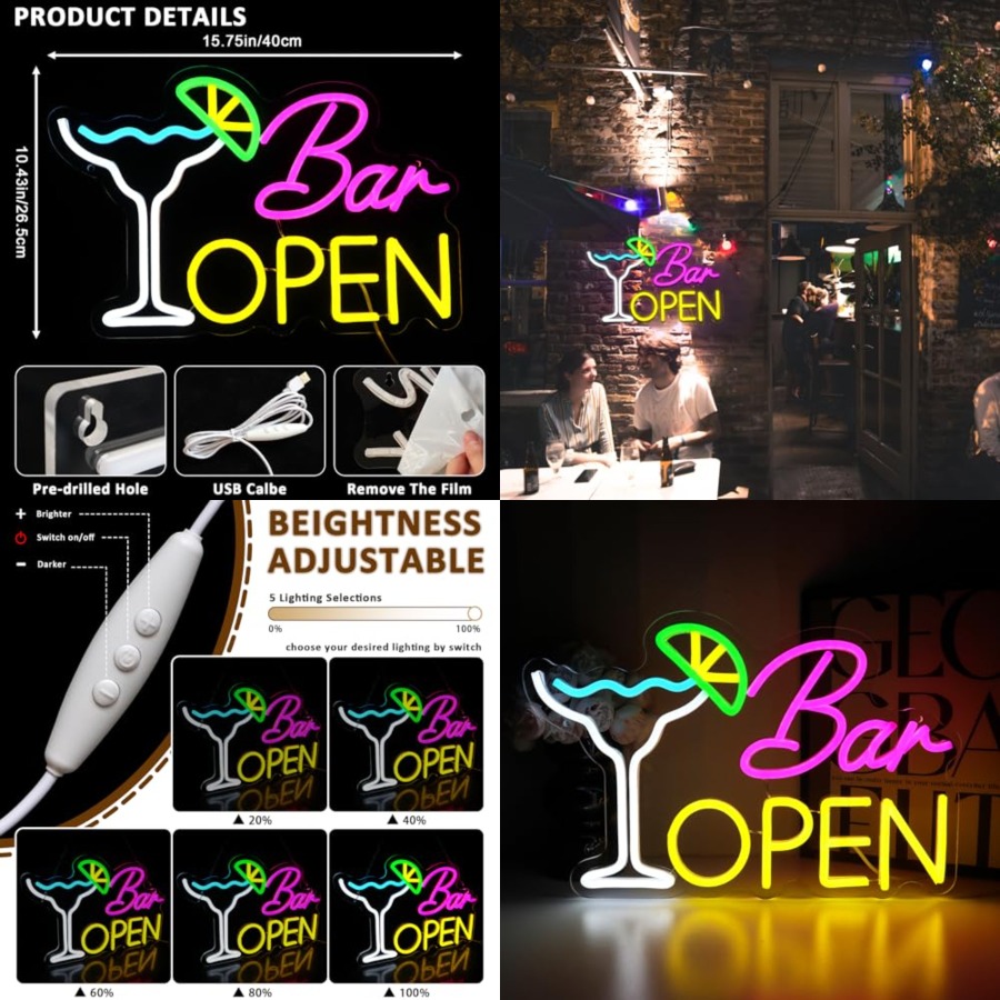 Sign for Business, Neon Open S – Home Bar And Coffee recenzja i cena