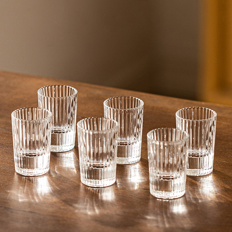 6pcs Set 20ml Striped Foreign  – Old Fashioned Glass recenzja i cena