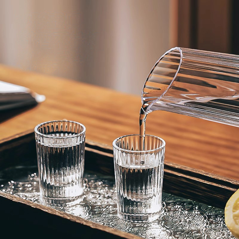 6pcs Set 20ml Striped Foreign  – Old Fashioned Glass recenzja i cena