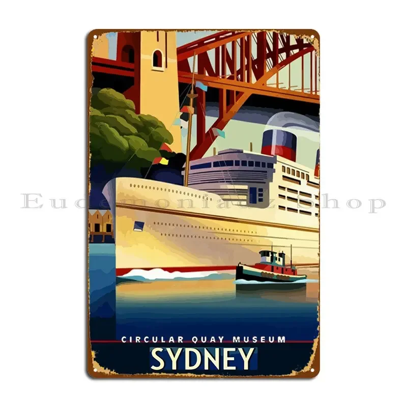 Travel To Sydney Metal Sign Cl – Home Bar Sydney recenzja i cena