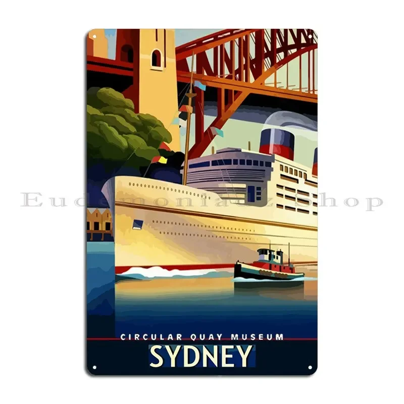 Travel To Sydney Metal Sign Cl – Home Bar Sydney recenzja i cena