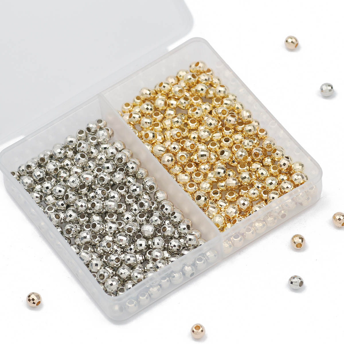 200PCS 4MM faceted round Loose – Bar Cart Gold recenzja i cena