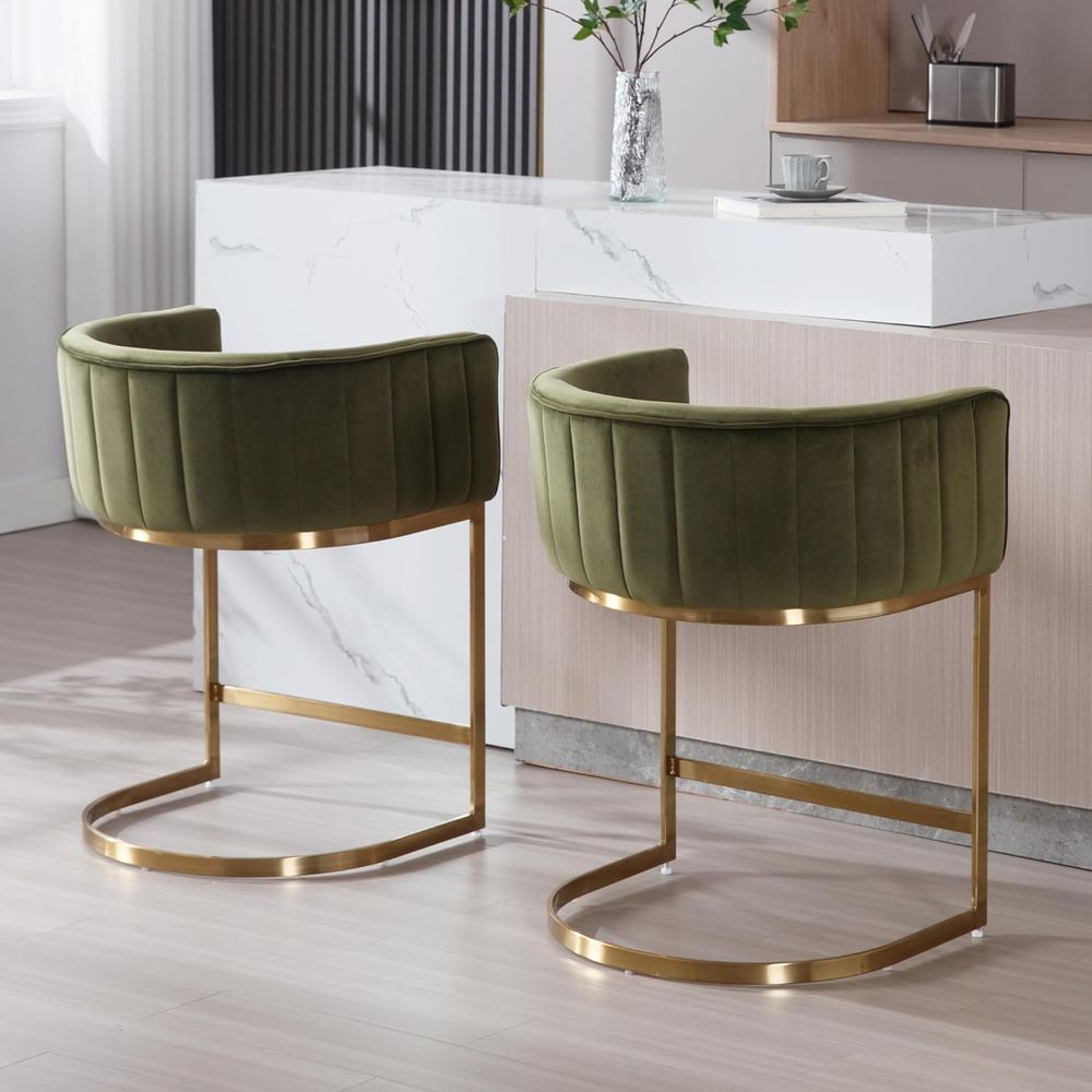24 Velvet Upholstered Counter  – Home Bar And Counter recenzja i cena