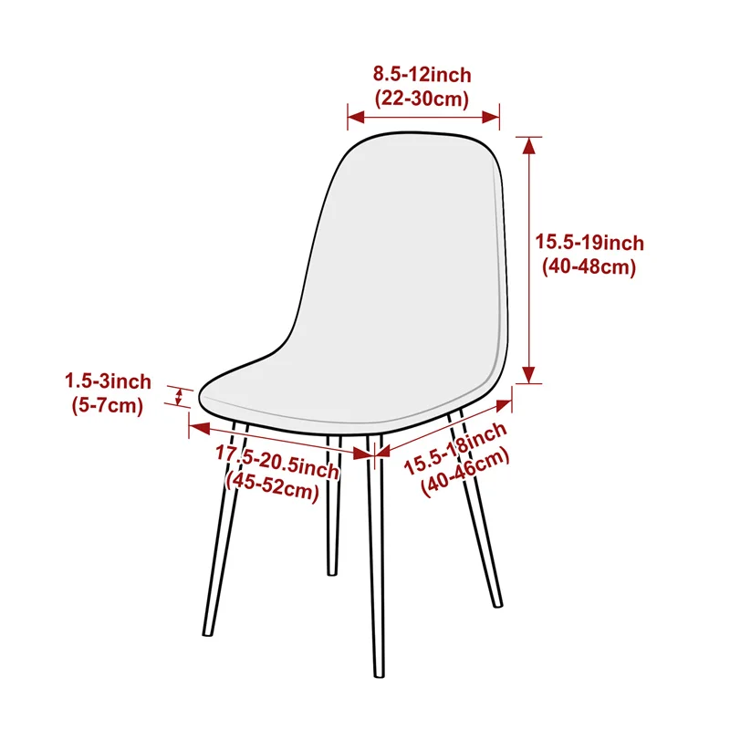 1/2pcs Stretch Shell Chair Cov – Home Bar Seating recenzja i cena