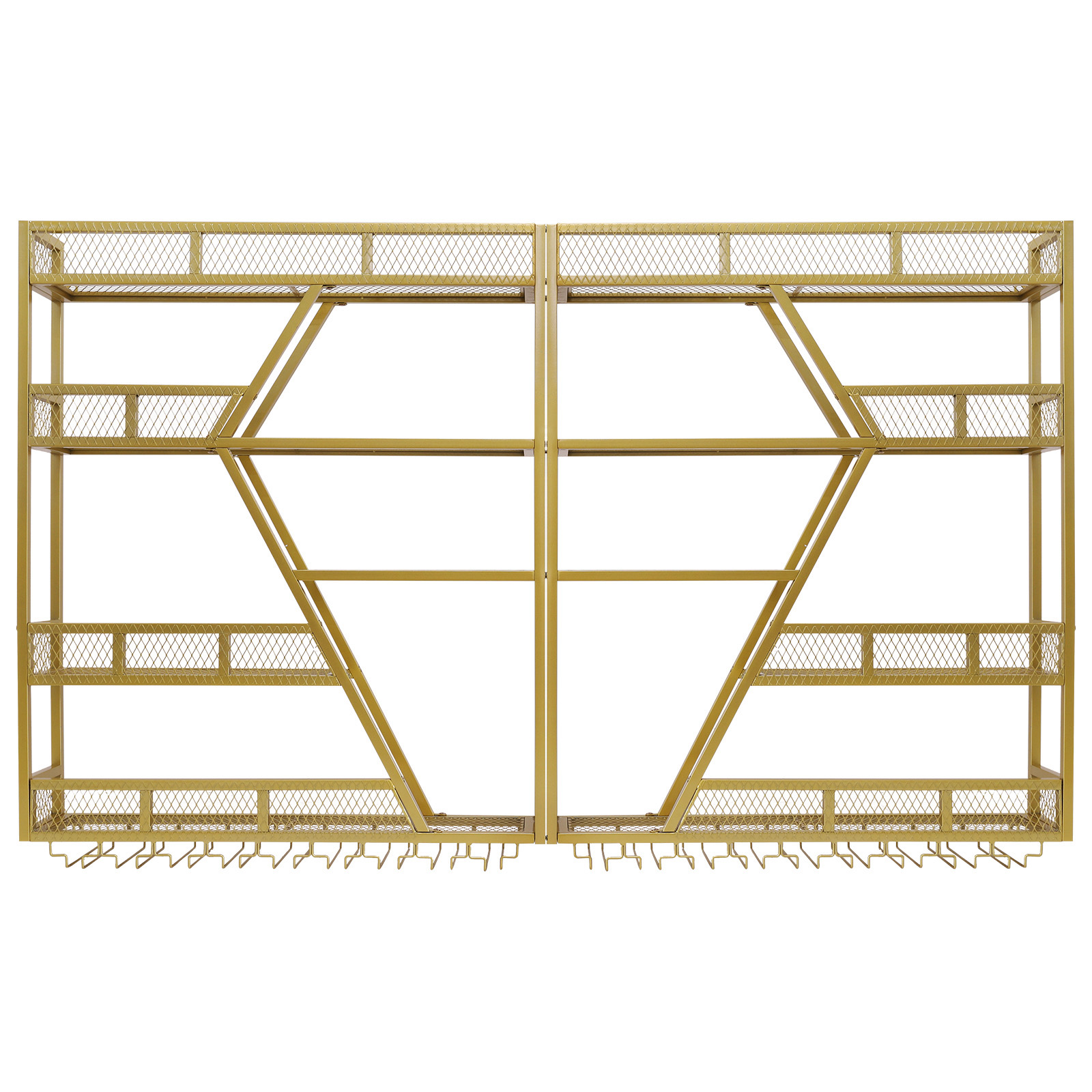 Metal Wine Storage Rack Wall M – Home Bar Shelves recenzja i cena