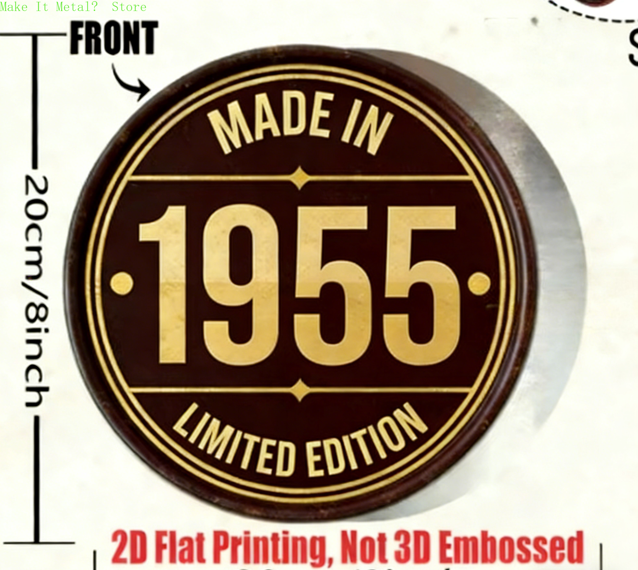 Made in 1961 20cm/8inch 2D Fla – Home Bar Cafe recenzja i cena