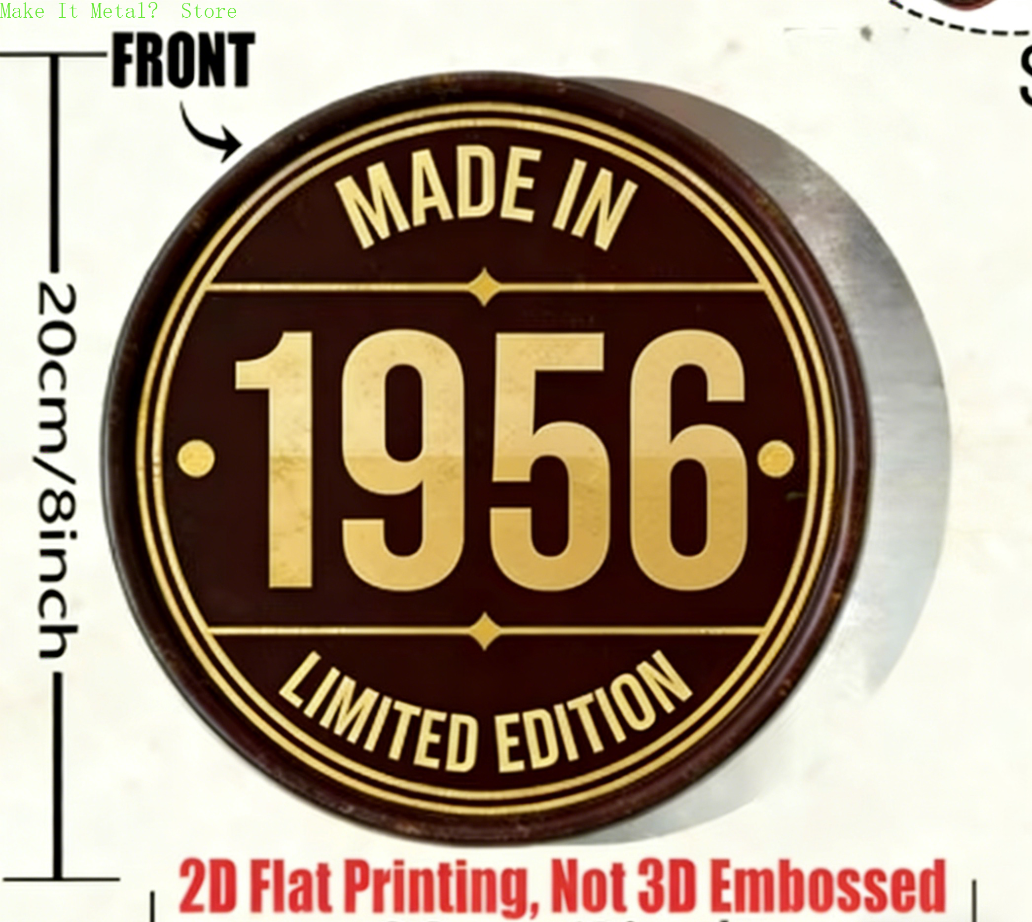 Made in 1961 20cm/8inch 2D Fla – Home Bar Cafe recenzja i cena