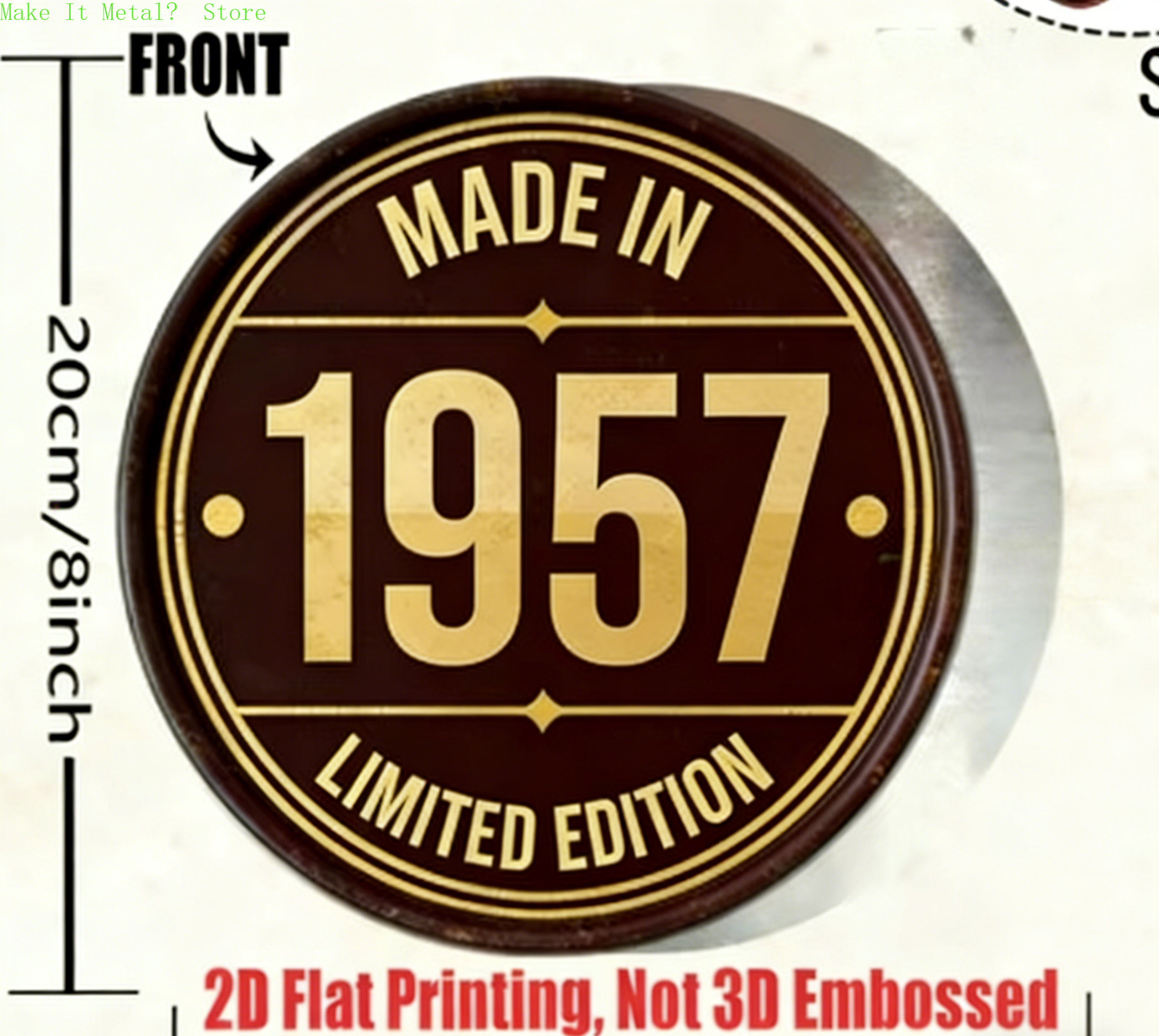 Made in 1961 20cm/8inch 2D Fla – Home Bar Cafe recenzja i cena