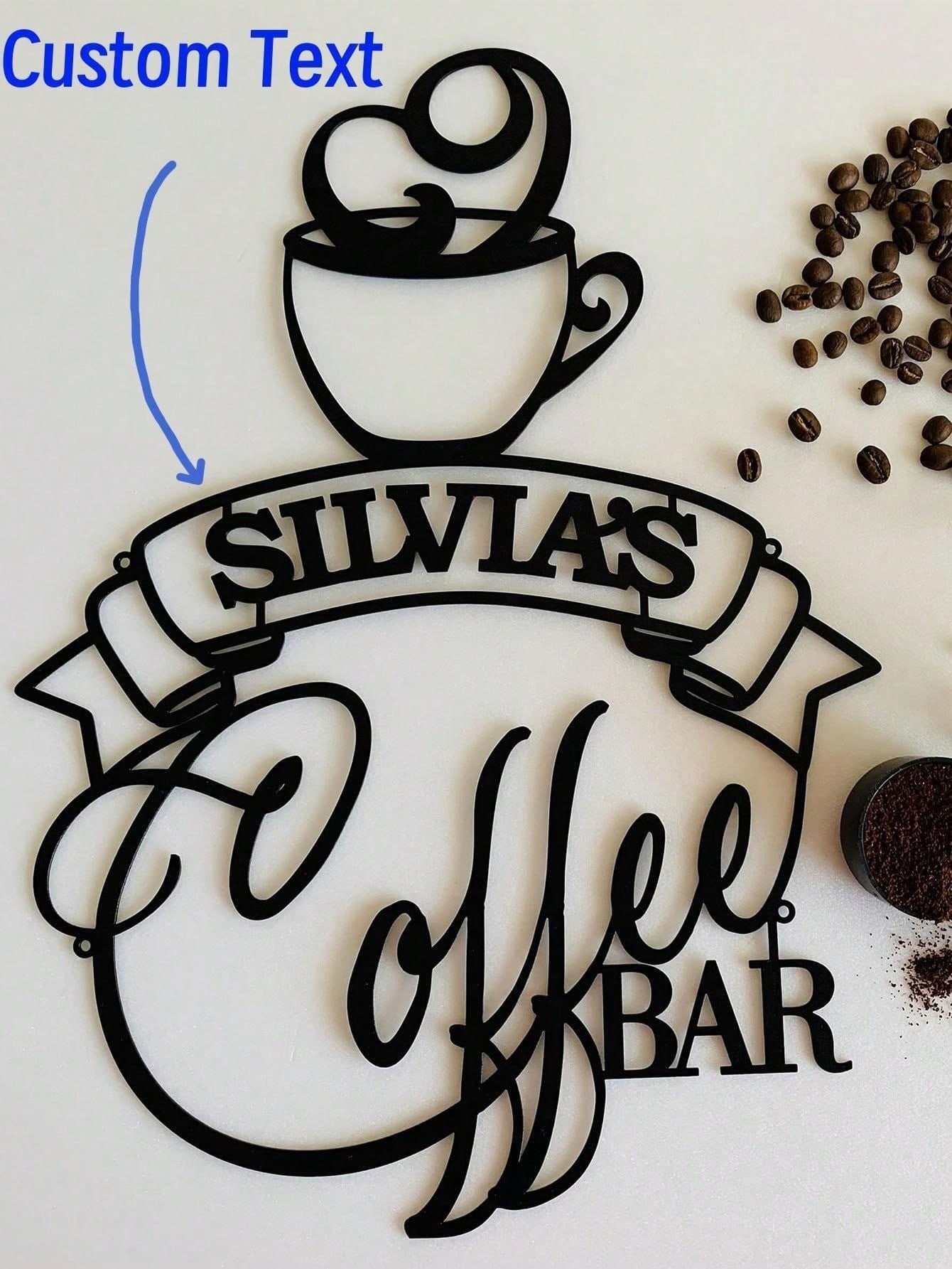 Metal Bar Sign Custom Name Cof – Home Bar And Coffee recenzja i cena