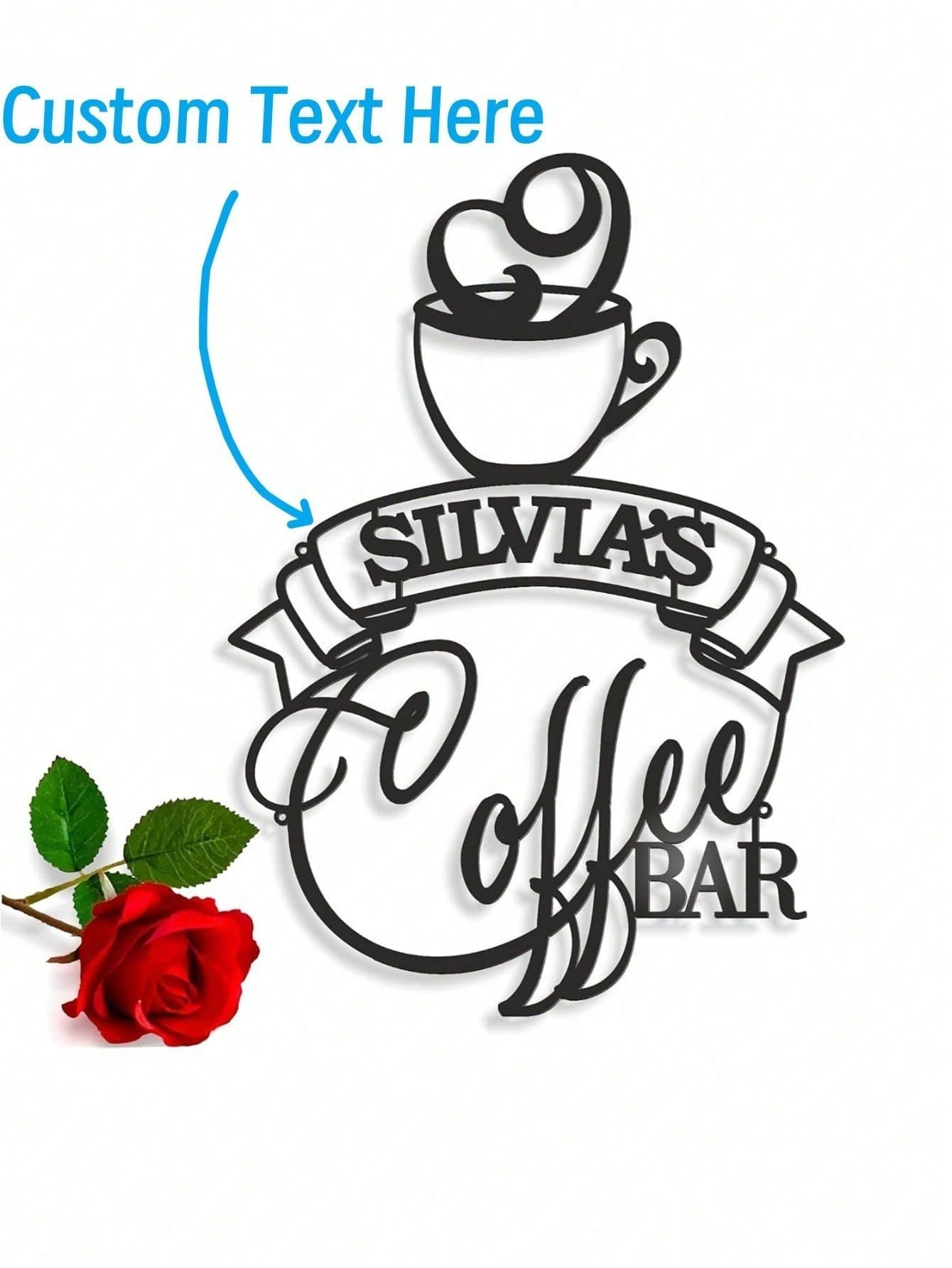 Metal Bar Sign Custom Name Cof – Home Bar And Coffee recenzja i cena