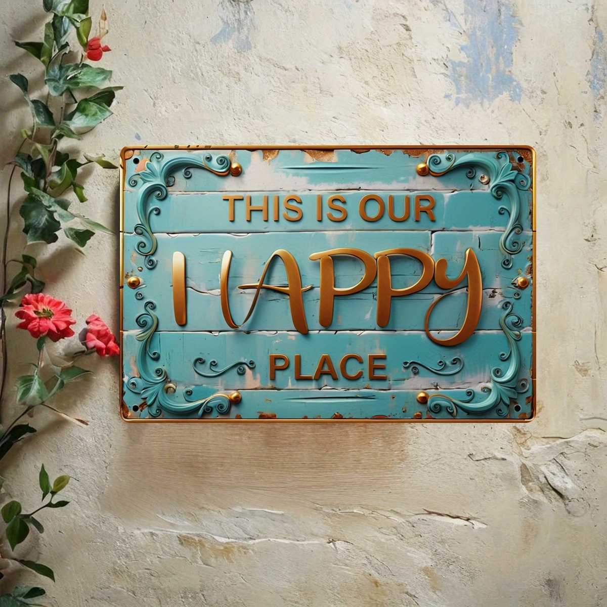 Vintage Metal Sign: This Is Ou – Home Bar And Coffee recenzja i cena